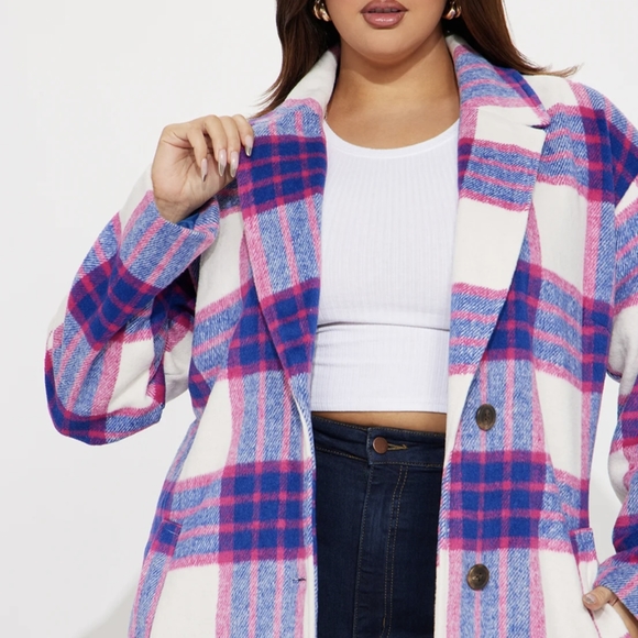 Kimberly coat-pink/combo - Picture 2 of 8